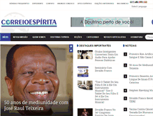 Tablet Screenshot of correioespirita.org.br